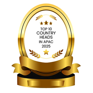 Top 10 Country Heads in APAC - 2025