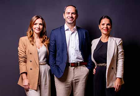 Ariane Aboissa, Executive Director, Muriel Aboissa, Operations Director and Michel Aboissa, Commercial Director, Aboissa | Business Management Review